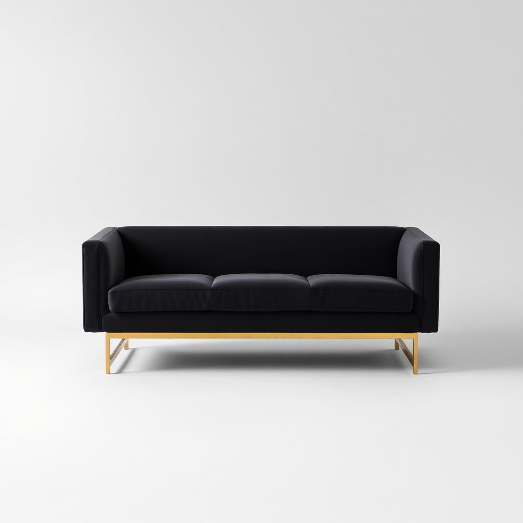 Onyx Velvet 3-Seater