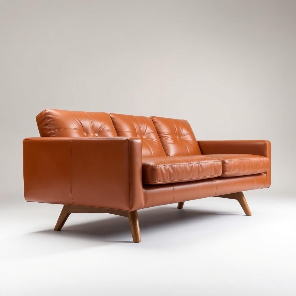Caramel Leather 3-Seater